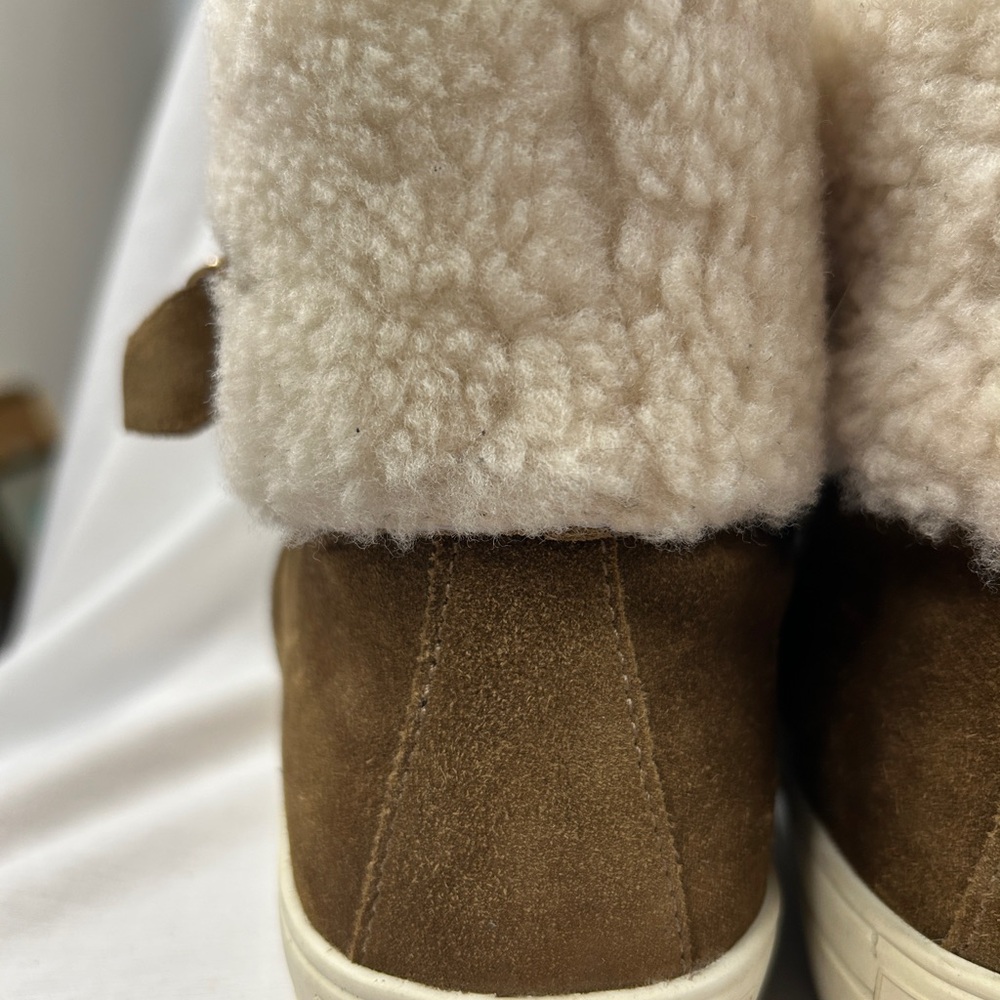 Burberry suede and fleece booties, EU 37.5 - Picture 5 of 12